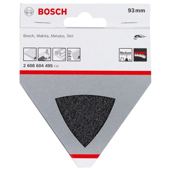 Bosch - Schleifpapier/Schleifvlies Vlies für 2608604495 Dreieckschleifer 93
