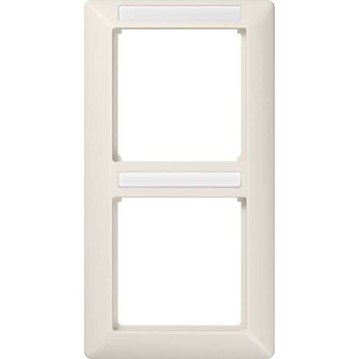 Jung - Abdeckrahmen Rahmen, 2fach senkr. AS 582 BF INA sprühnebeldi.Fenster