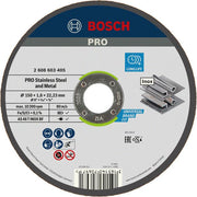 Bosch - Trenn-/Schleifscheibe PRO Stainless Steel and 2608603405 Metal Trennscheibe