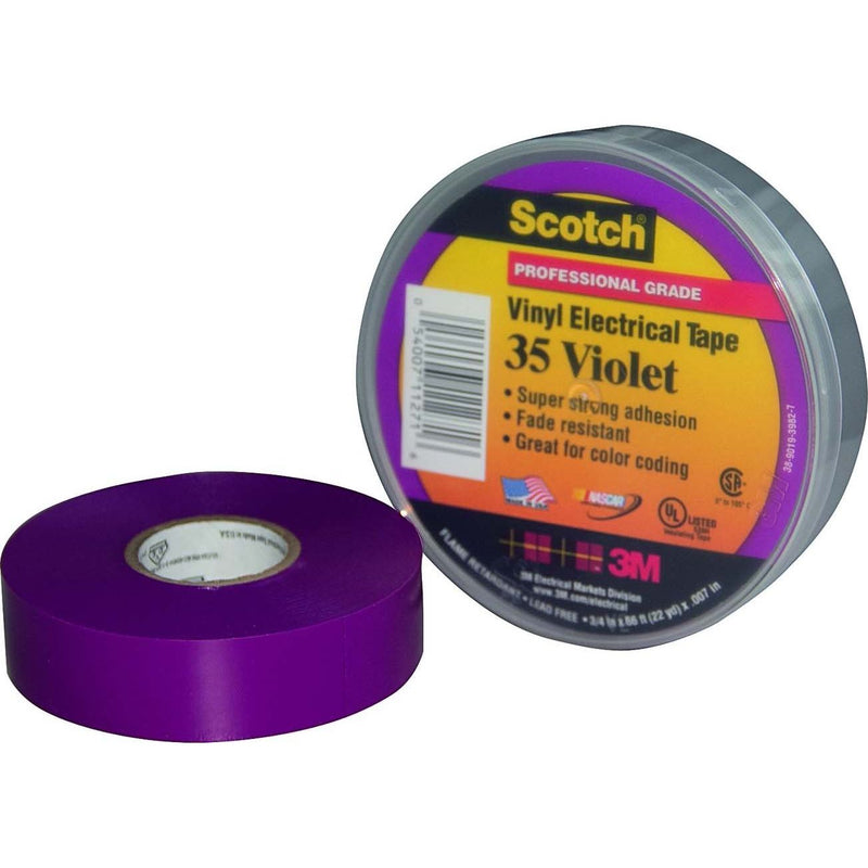 3M - Klebeband PVC Elektro-Isolierband BAND 35 19x20 vio 19 mm x20 m, violett