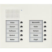 TCS Tür Control - Türstation für Türkommunikation Audio Außenstation PUK 10 PUK10/2-WS Tasten 2-spaltig UP
