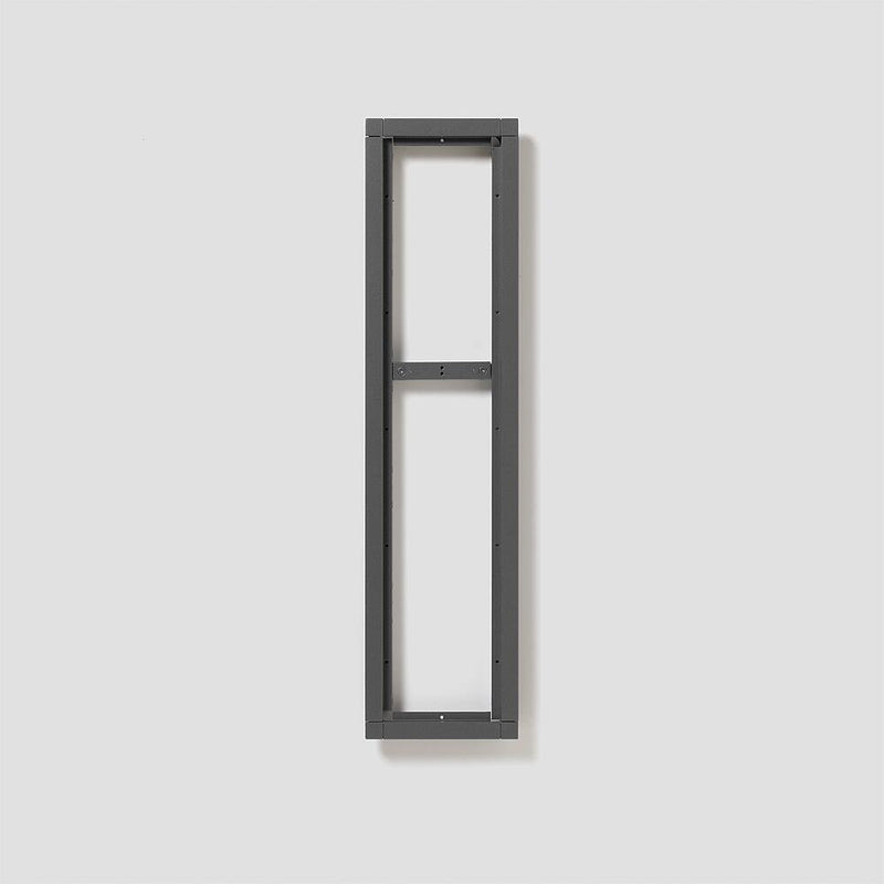 Siedle&Söhne - Montageelement für Türstation Kombirahmen KR 611-5/1-0 DG dunkelgrau-Glimmer