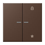 Jung - Bedienelement intelligent eNet Taster Universal 1f. FM LC 1701 239