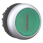 Eaton - Frontelement für Drucktaster Leuchtdrucktaste M22-DRL-G-X1 flach,grün,beschr. − 5 Stück