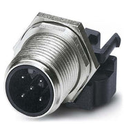 Phoenix Contact - Rundsteckverbinder, feldkonfektionierbar (Industriesteckverbinder) Einbausteckverbinder SACC-DSIV-M1#1437193 − 10 Stück
