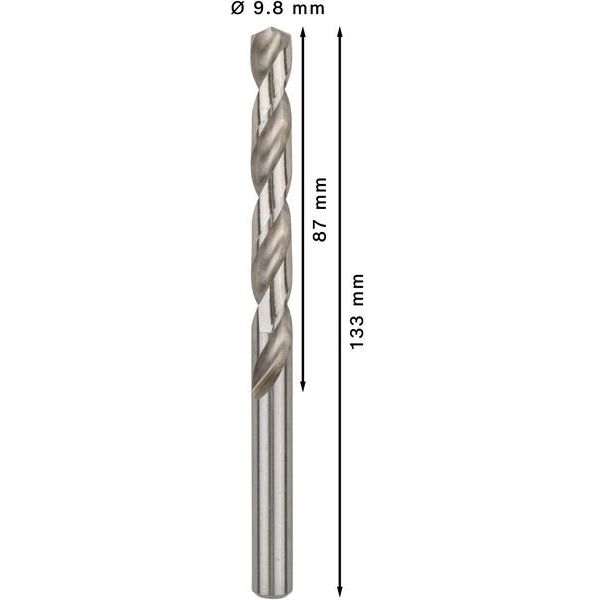 Bosch - Bohrer PRO Metal HSS-G 2608595338 Spiralbohrer 9,8 x