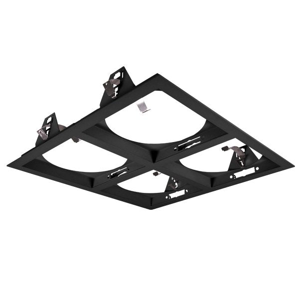 LTS Licht&Leuchten - Mechanisches Zubehör/Ersatzteile für Leuchten Einbaurahmen SCER 33.400 sw schwarz