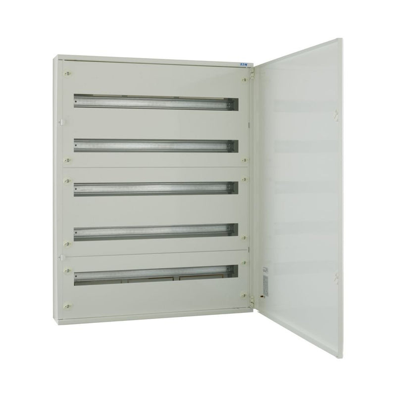 Eaton - Installationskleinverteiler Oberputz Flachverteiler BF-O-5/165-A komplett 5 Rei. Weiß