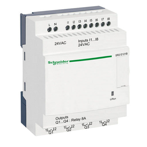 Schneider Electric - Logikmodul Zelio Logic SR2-E121B 12 E/A 24VAC