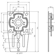 DELTA DORE - Zubehör/Ersatzteile für Tor-/Rollladenantriebe Clicl-Fertigkastenlager 4015K-04