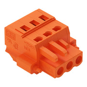 WAGO - Kabelsteckverbinder für Leiterplattensteckverbinder 1-Leiter-Federleiste 231-303/107-000 CAGECLAMP,2,5mm²,or − 100 Stück