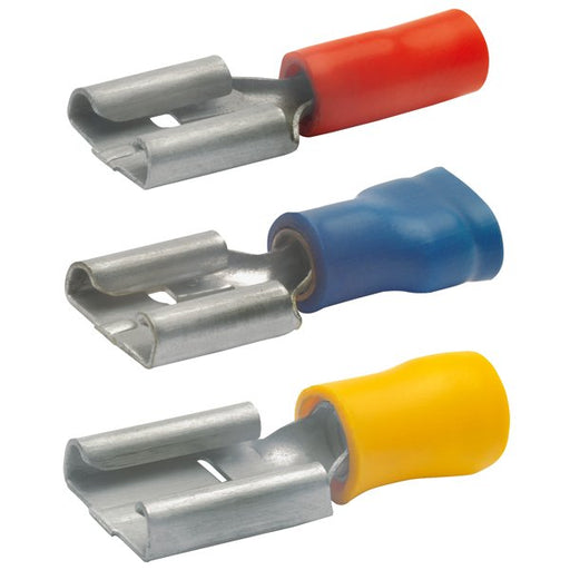 Klauke - Rund-/Flachsteckverbindung Flachsteckhülse 8503 4-6qmm − 100 Stück