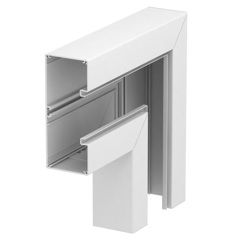 OBO Bettermann - Flachwinkel für Geräteeinbaukanal Flachwinkel GA-SF70170RW 70x170mm, Alu