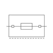 WAGO - Bauelementestecker Sicherungsstecker 2006-931 Einsatz " x 1",grau − 25 Stück