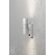 Gnosjö Konstsmide AL - Decken-/Wandleuchte Halogen Wandleuchte 7542-320 grau/stahl m.BWMGU10