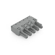 WAGO - Steckverbinder für steckbare Gebäudeinstallation Buchse 5-polig 770-245/060-000 Kod. B,grau − 50 Stück