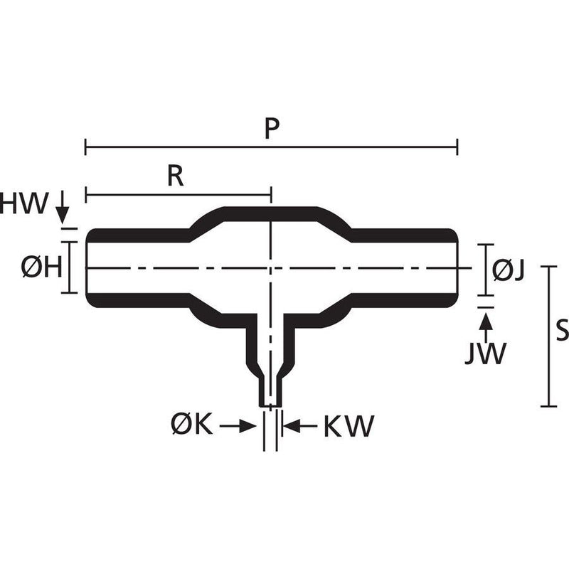 HellermannTyton - Aufteilkappe Warmschrumpfteil 1203-1-GW24 PO-X BK schwarz