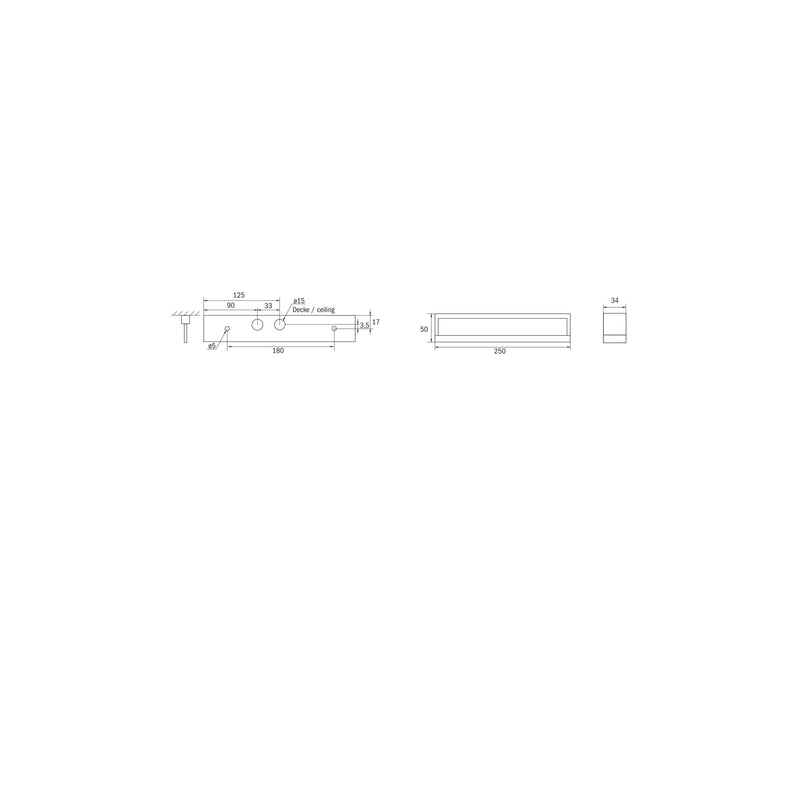 RP-Technik - Hinweisleuchte Sicherheitsleuchte KMB411WB EB 1h, Wireless