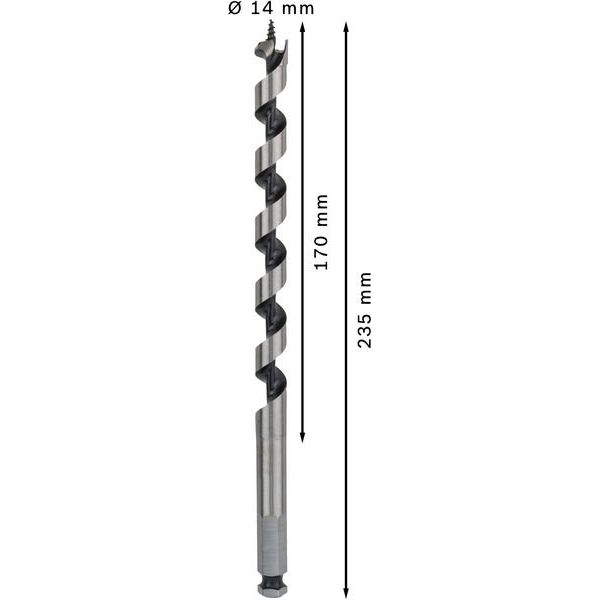 Bosch - Bohrer PRO Wood 2608597628 Holzschlangenbohrer