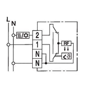 Eberle Controls - Raumthermostat/Uhrenthermostat Raumtemperaturregler RTR-S 6731-1 AP polarweiss