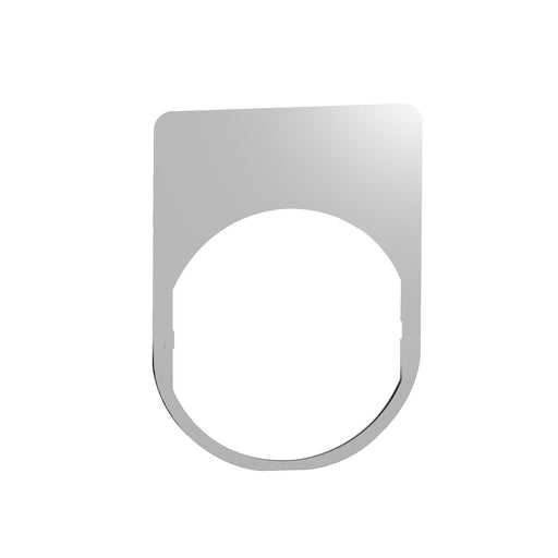 Schneider Electric - Tastenplatte für Befehls- und Meldegeräte Schildträger, Metall ZBYM2101 Harmony 22mm,30x40mm − 10 Stück