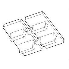 Cembre - Kennzeichnungsmaterial 46391 MG-CPM-12 PC 4,2X6MM 46391 WEISS − 1960 Stück