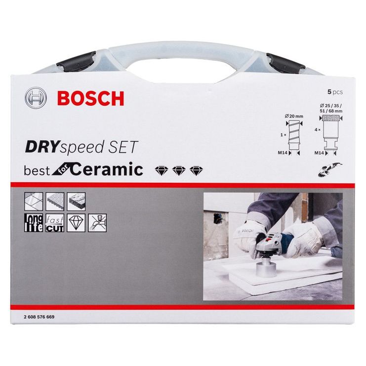 Bosch - Bohrkronenset PRO Ceramic dry M14 2608576669 Bohrkronen-Set
