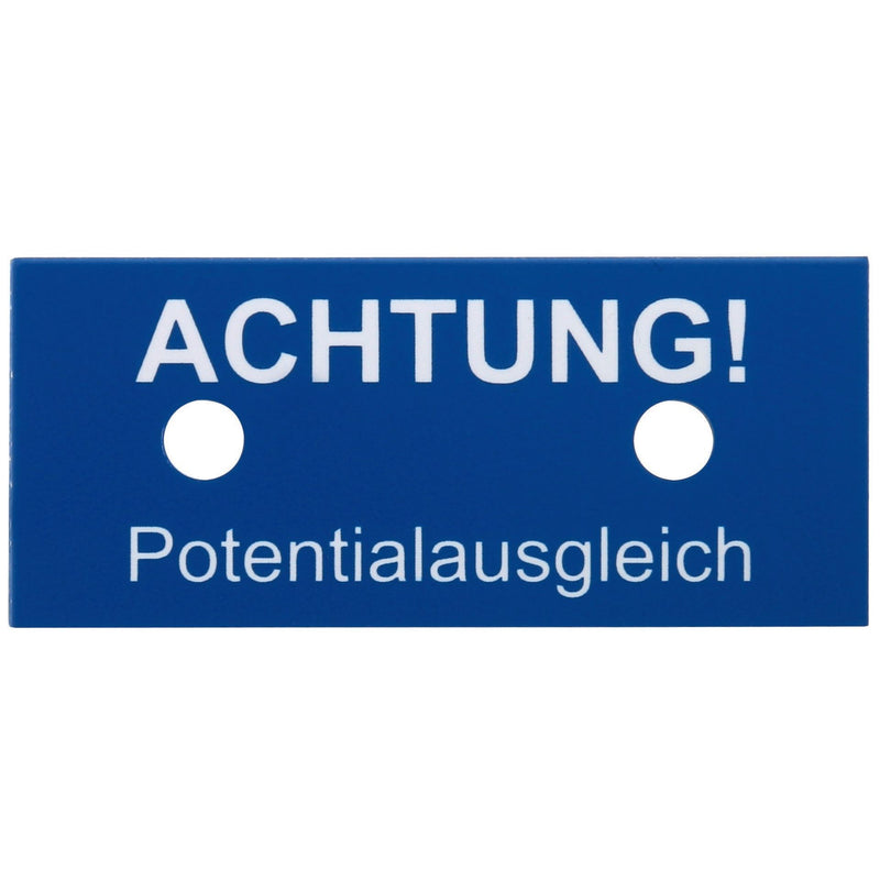 DEHN - Zubehör/Ersatzteile für Erdung und Blitzschutz Hinweisschild HWS70X30APADEENK ! Potentialausgleich − 10 Stück