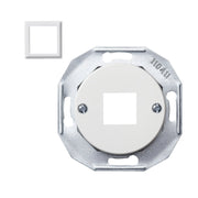 Elso - Einsatz/Abdeckung für Kommunikationstechnik IAE/UAE-Einsatz WDE011700 weiß,RJ45 8(8)