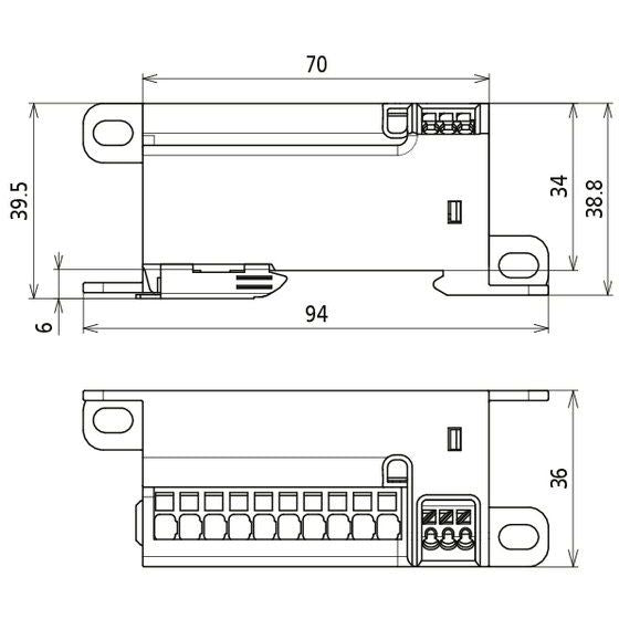 DEHN - Überspannungsableiter für Energietechnik/Stromversorgung Überspannungsableiter 900438 einphasiger
