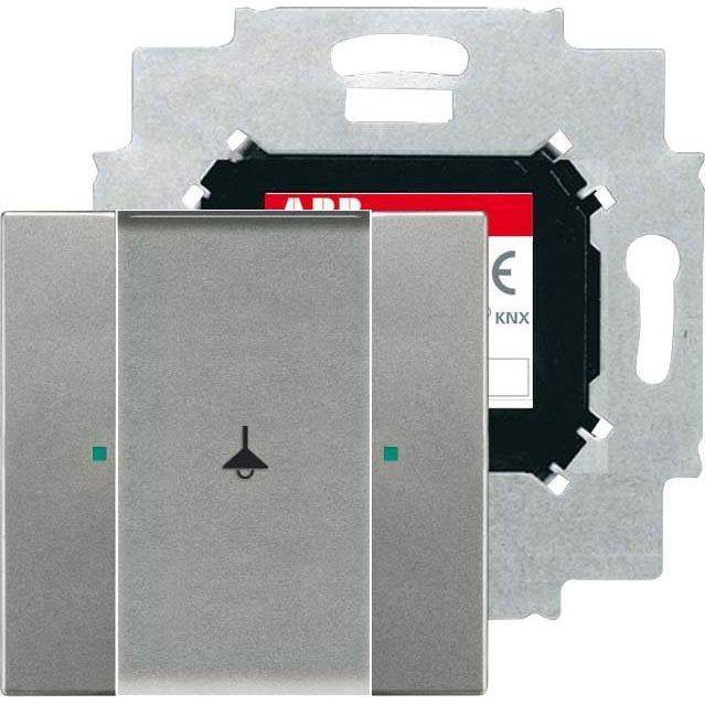 Busch-Jaeger - Bussystem-Tastsensor Bedienelement 1-fach 6125/01-803-500 graumetallic