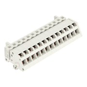 WAGO - Kabelsteckverbinder für Leiterplattensteckverbinder 1-Leiter Federleiste 721-313/008-000 CAGECLAMP 2,5mm²,lgr − 25 Stück