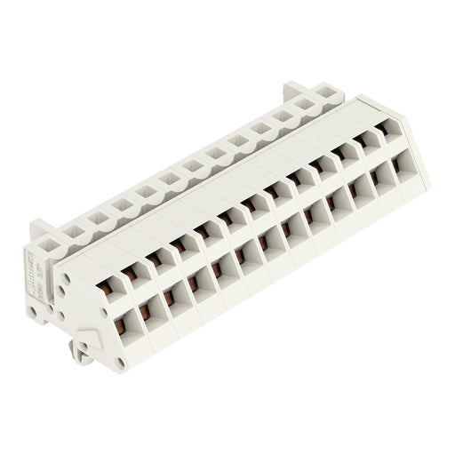WAGO - Kabelsteckverbinder für Leiterplattensteckverbinder 1-Leiter Federleiste 721-313/008-000 CAGECLAMP 2,5mm²,lgr − 25 Stück
