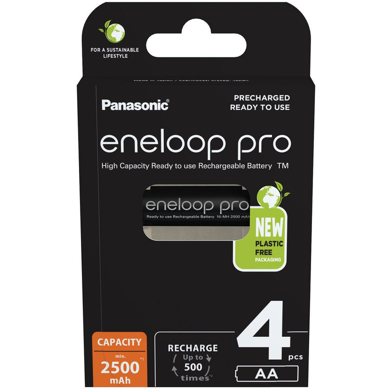 Hückmann - Akku Mignon AA eneloop BK-3HCDE/4BE(VE4) 2500mAh