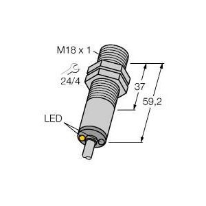 Turck - Einweg-Lichtschranke Optoelektronischer Sensor M18SP6R