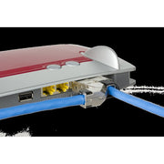 Metz Connect - Modularer Steckverbinder RJ45 Stecker Cat.6A 130E405042-E Kabelzuführ.360 Grad − 1 Stück