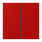 Jung - Abdeckung/Bedienelement für Installationsschalterprogramme Tastensatz 1fach LC 401 TSA 227 rouge vermillon 31