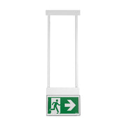 Ceag Notlichtsysteme - Mechanisches Zubehör/Ersatzteile für Leuchten Pendelabhängung 1,5m FTECCC-TSK-150-S silber