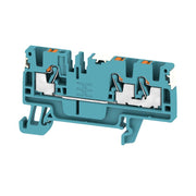 Weidmüller - Durchgangs-Reihenklemme Klemme A3C 2.5 DL BL PUSH IN, 2.5 mm² − 100 Stück