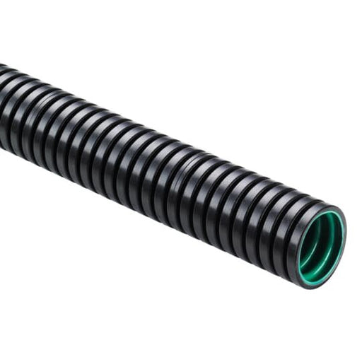 ABB Stotz-Kontakt - Kunststoff-Wellschlauch Kabelschutzrohr XPCST-10BG.50 PA12/PA6,NW10,sw/gn − 50 Meter