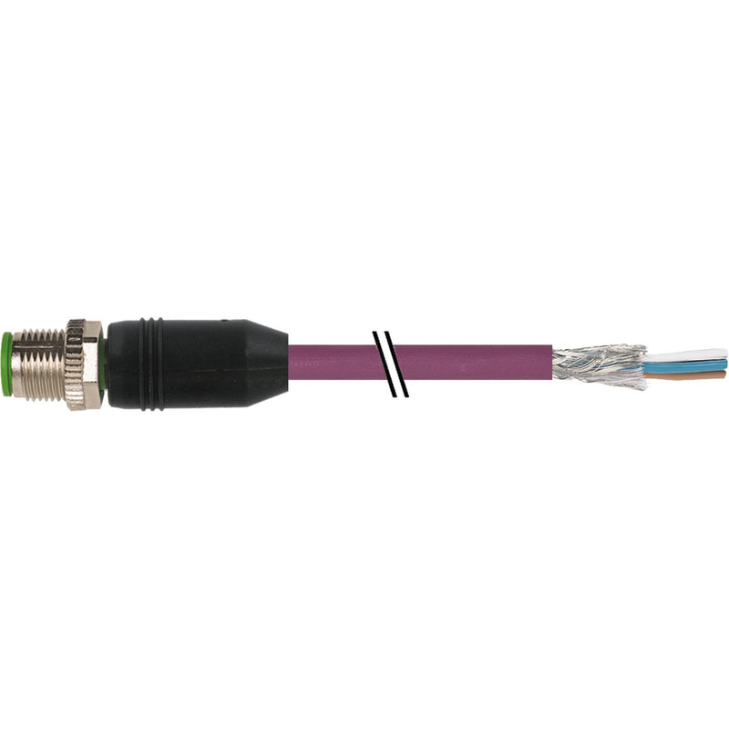 Murrelektronik - Rundsteckverbinder, feldkonfektionierbar (Industriesteckverbinder) Steckverbinder 7000-13105-8031500 M12 St. geschirmt
