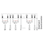 WAGO - Übergabemodul 704-8033 Sub-Min-D