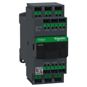 Schneider Electric - Leistungsschütz zum Schalten von Wechselstrom Schütz 3P 12A LC1D12AJD Ac3 12V Dc Snapin