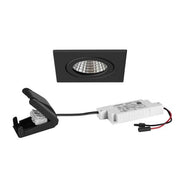 Brumberg Leuchten - Downlight/Strahler/Flutlicht LED-Einbaudownlight 230 V 39476083 3000K, quadr