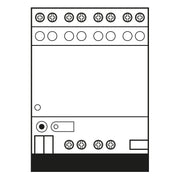 Jung - Bussystem-Analogeingang KNX Analogeingang 4-fach 2214 REG A REG Gehäuse 4TE