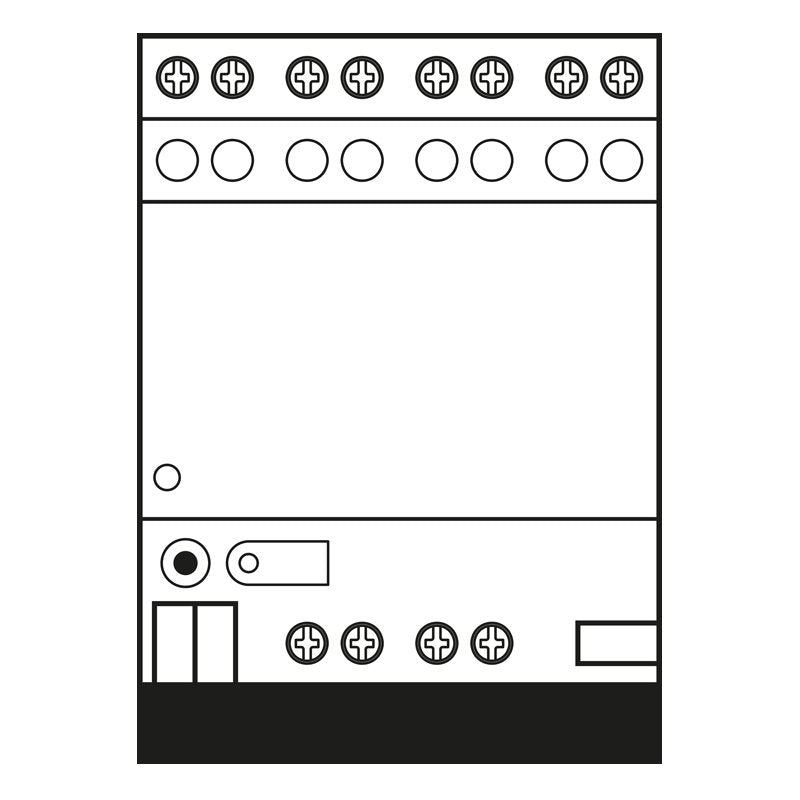 Jung - Bussystem-Analogeingang KNX Analogeingang 4-fach 2214 REG A REG Gehäuse 4TE