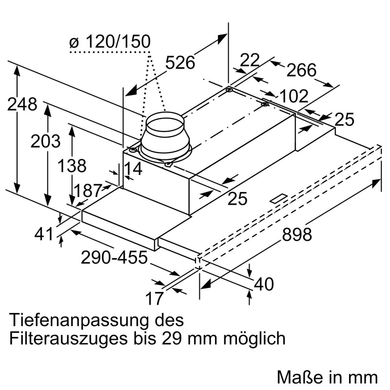 Siemens - Dunstabzugshaube Flachschirmhaube LI94LB530
