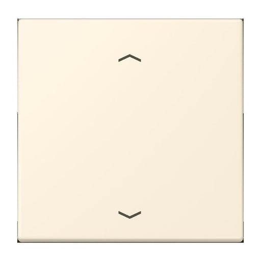 Jung - Abdeckung/Bedienelement für Installationsschalterprogramme Wippe 1fach m. Pfeilsymb. LC 990 P 245 blanc ivoire (4320B)