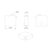 BEG Brück Electronic - Bussystem-Binäreingang Tasterschnittstelle IM4-BMSDALI-2transp