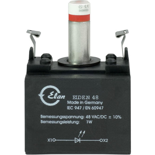 Schmersal - Lampenfassungsblock für Befehls- und Meldegeräte LED-Leuchtelement ELDE.NRT230 rot − 1 Stück by Schmersal
